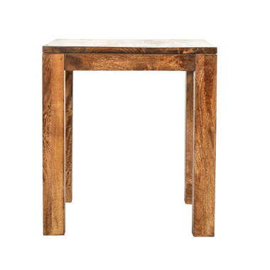 Kenmure solid deals wood end table